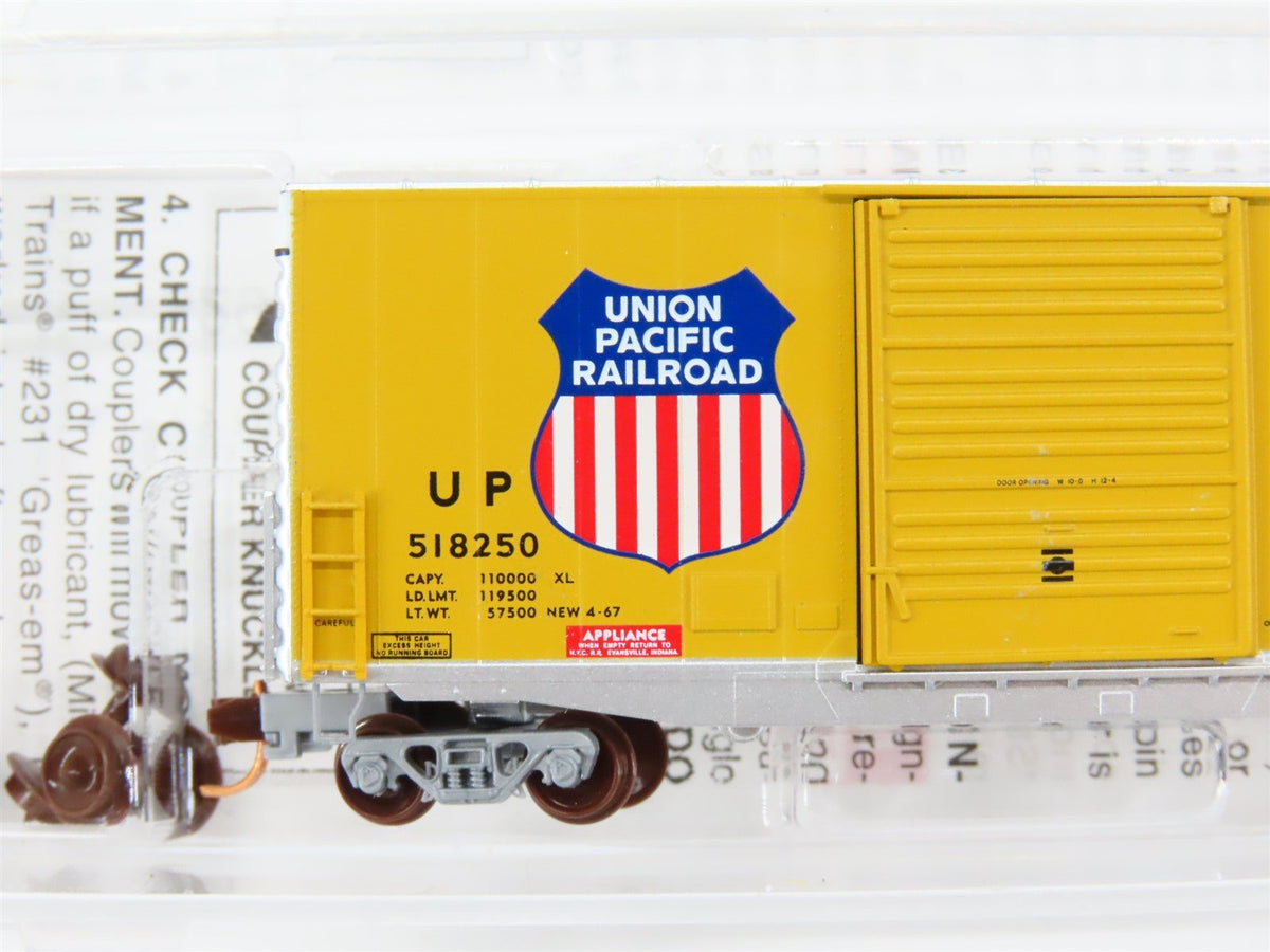 N Scale Micro-Trains MTL #10100040 UP &quot;Automated Rail Way&quot; 40&#39; Box Car #518250