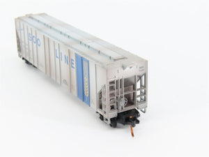 N Micro-Trains MTL #09944110 SOO Line 3-Bay Hopper #71389 - Weathered & Graffiti