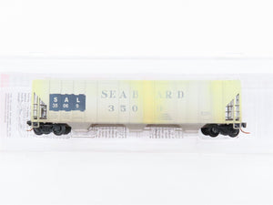 N Micro-Trains MTL 09944020 SAL Seaboard 3-Bay Covered Hopper #35069 - Weathered