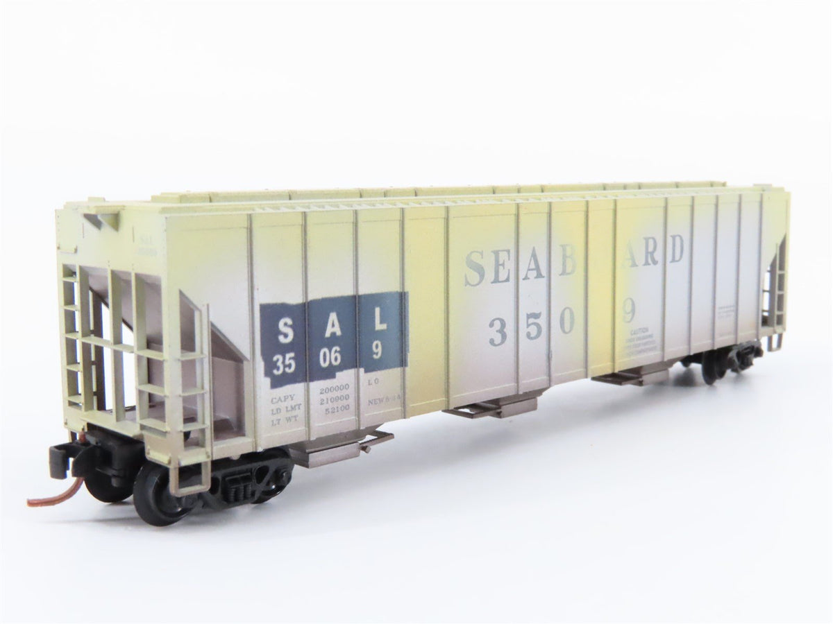 N Micro-Trains MTL 09944020 SAL Seaboard 3-Bay Covered Hopper #35069 - Weathered