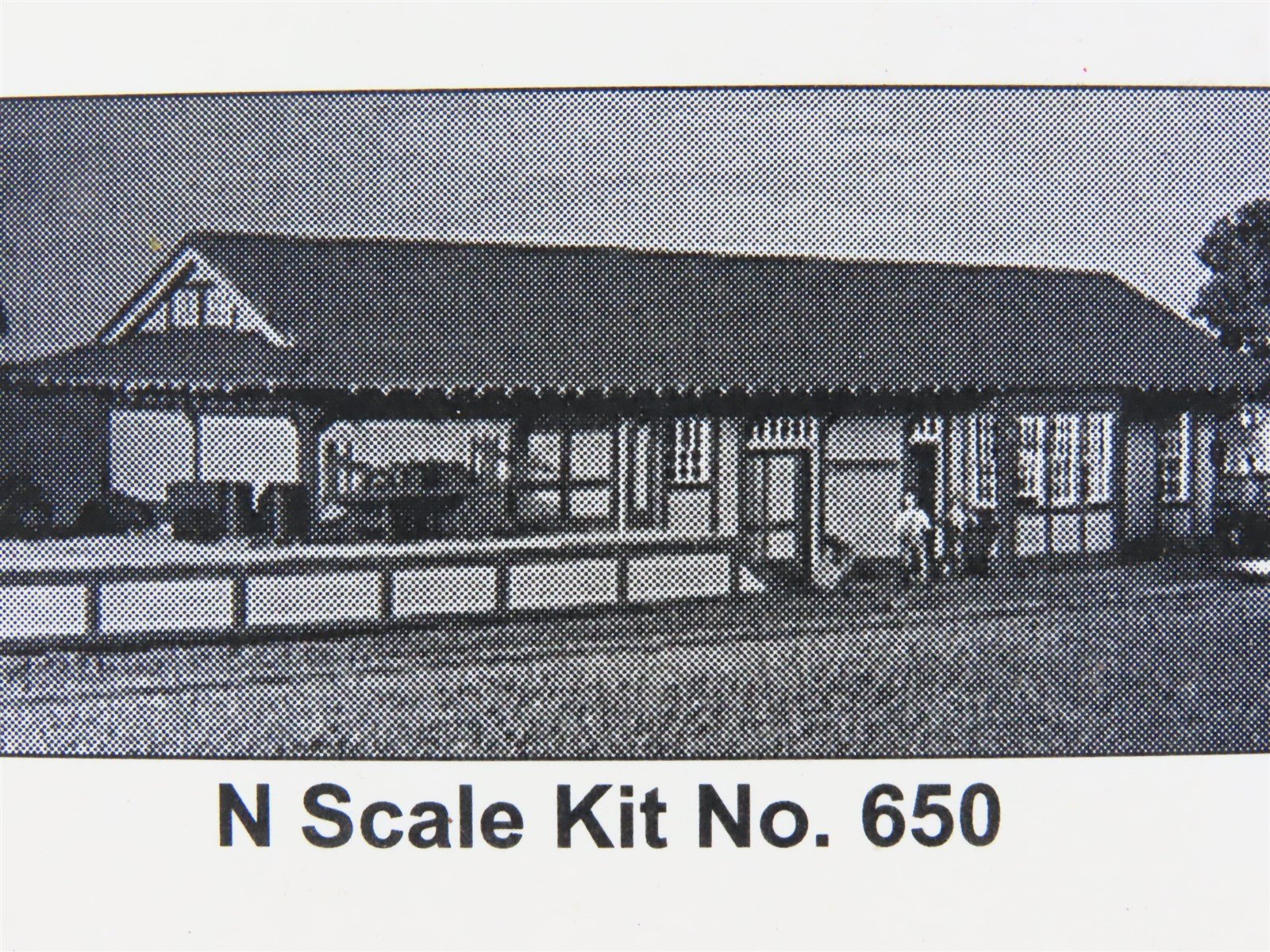 N Scale AMB LaserKit Kit #650 Southern Pacific Combination Type 23 Depot w/ Dock