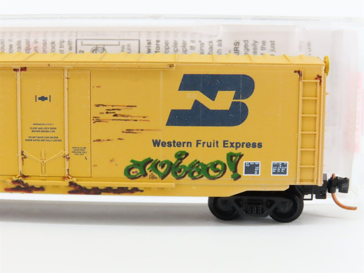 N Scale Micro-Trains MTL 03844161 BN 50&#39; Boxcar #745452 Weathered &amp; Graffiti