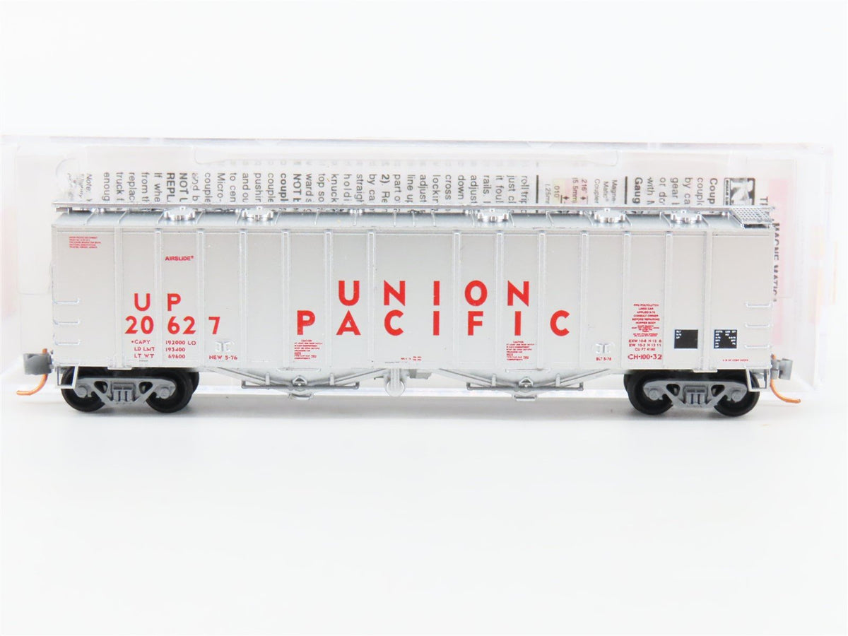 N Scale Micro-Trains MTL 09800052 UP Union Pacific 50&#39; Airslide Hopper #20627