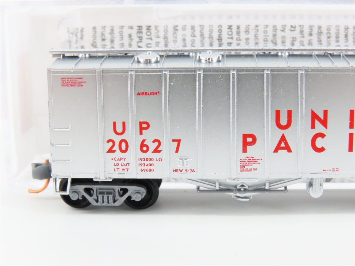 N Scale Micro-Trains MTL 09800052 UP Union Pacific 50&#39; Airslide Hopper #20627