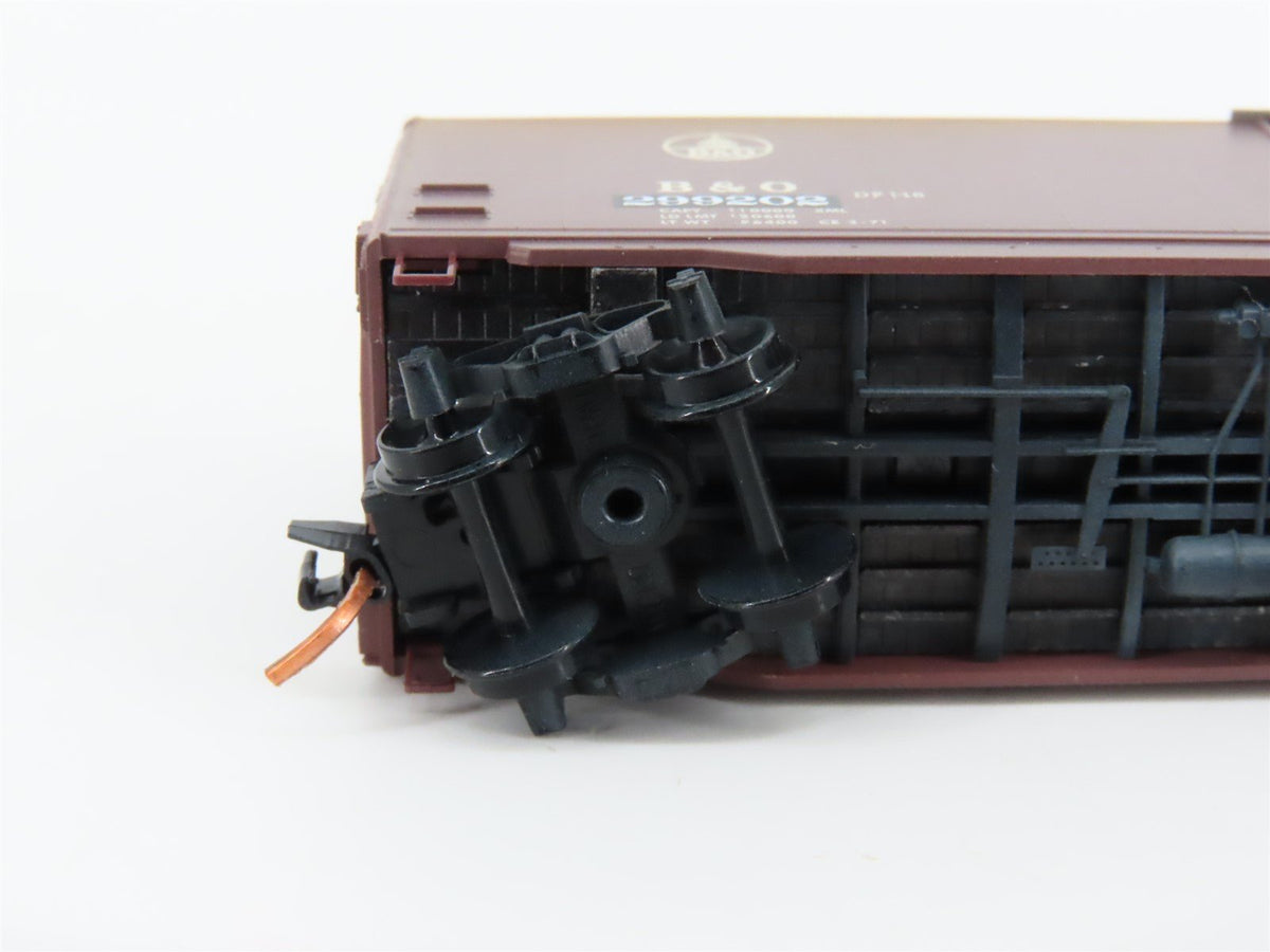 N Scale Micro-Trains MTL 03144390 B&amp;O Baltimore &amp; Ohio Boxcar #299202 Weathered