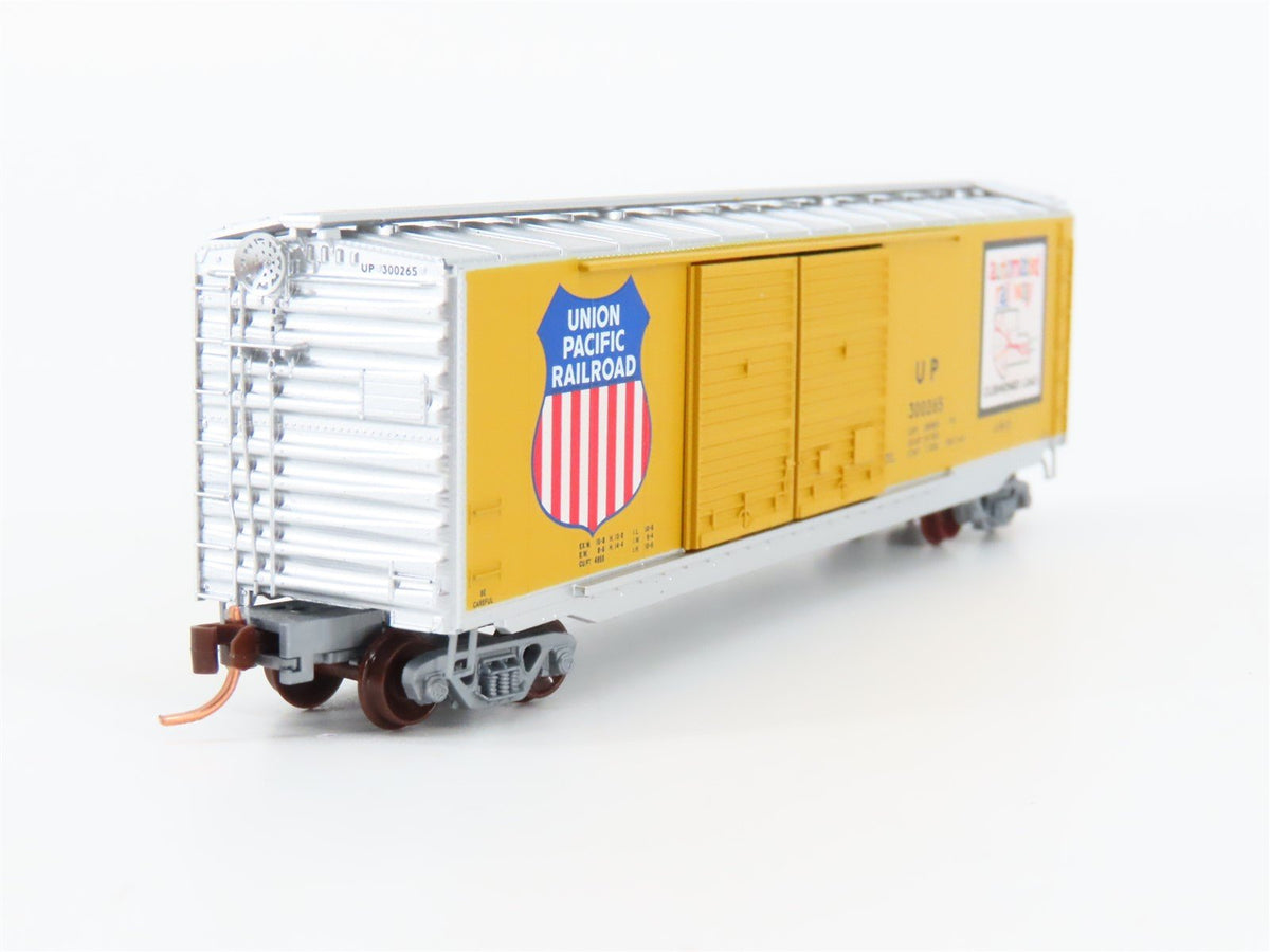 N Micro-Trains MTL 03400090 UP Union Pacific 50&#39; Double Door Boxcar #300265