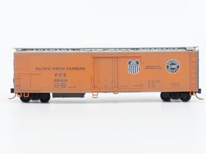 N Scale Micro-Trains MTL 06951190 PFE/UP Steel Reefer Car #300214 Weathered