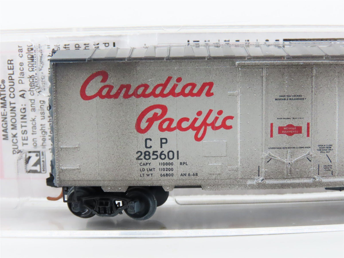 N Scale Micro-Trains MTL 07444040 CP 40&#39; Boxcar #285601 Weathered &amp; Graffiti