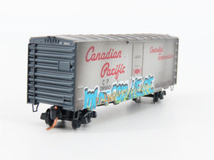 N Scale Micro-Trains MTL 07444040 CP 40' Boxcar #285601 Weathered & Graffiti