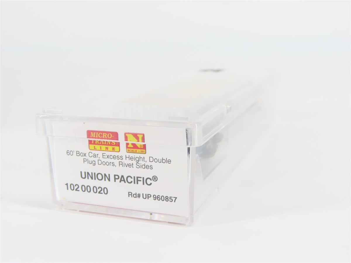 N Scale Micro-Trains MTL 10200020 UP Union Pacific Railroad 60&#39; Box Car #960857