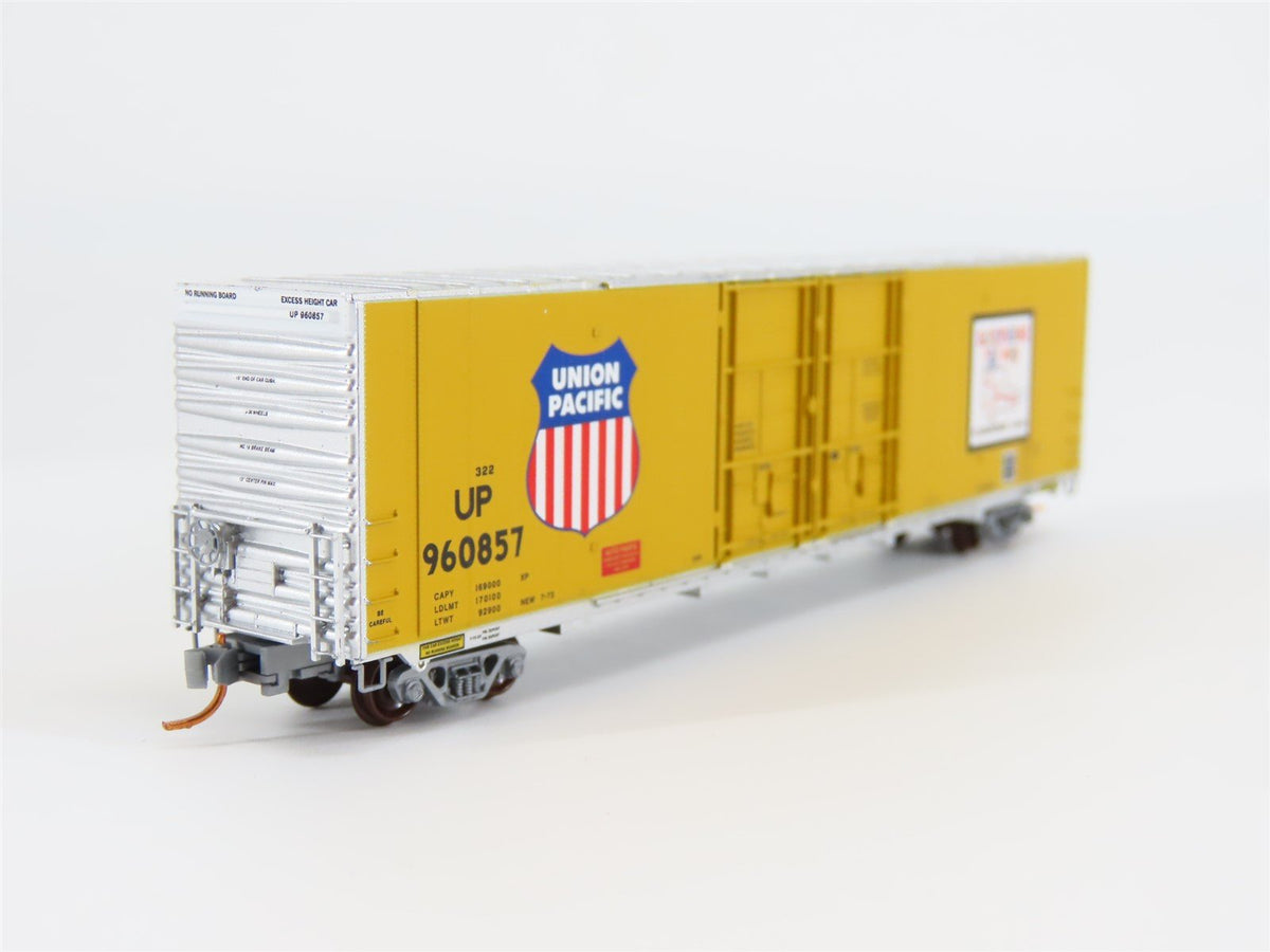 N Scale Micro-Trains MTL 10200020 UP Union Pacific Railroad 60&#39; Box Car #960857