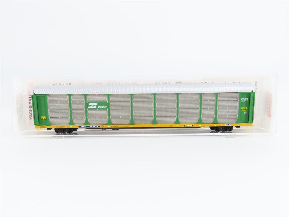 N Scale Micro-Trains MTL 11100030 BN Burlington Northern 89&#39; Auto Rack #820914