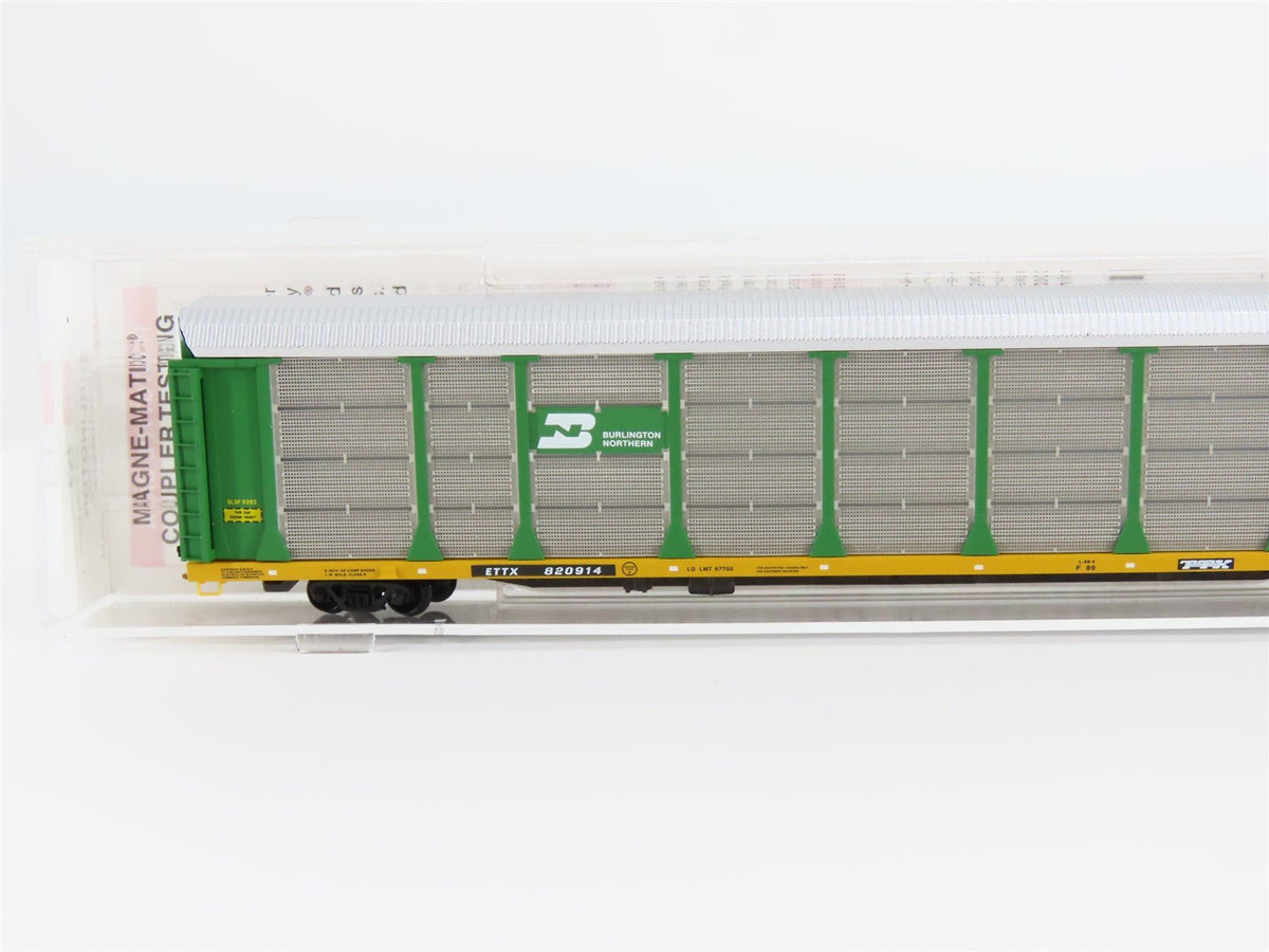 N Scale Micro-Trains MTL 11100030 BN Burlington Northern 89&#39; Auto Rack #820914