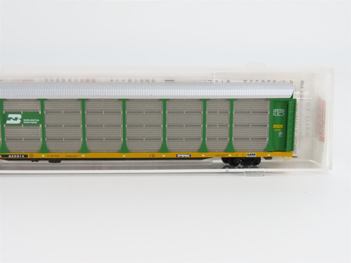 N Scale Micro-Trains MTL 11100030 BN Burlington Northern 89&#39; Auto Rack #820914