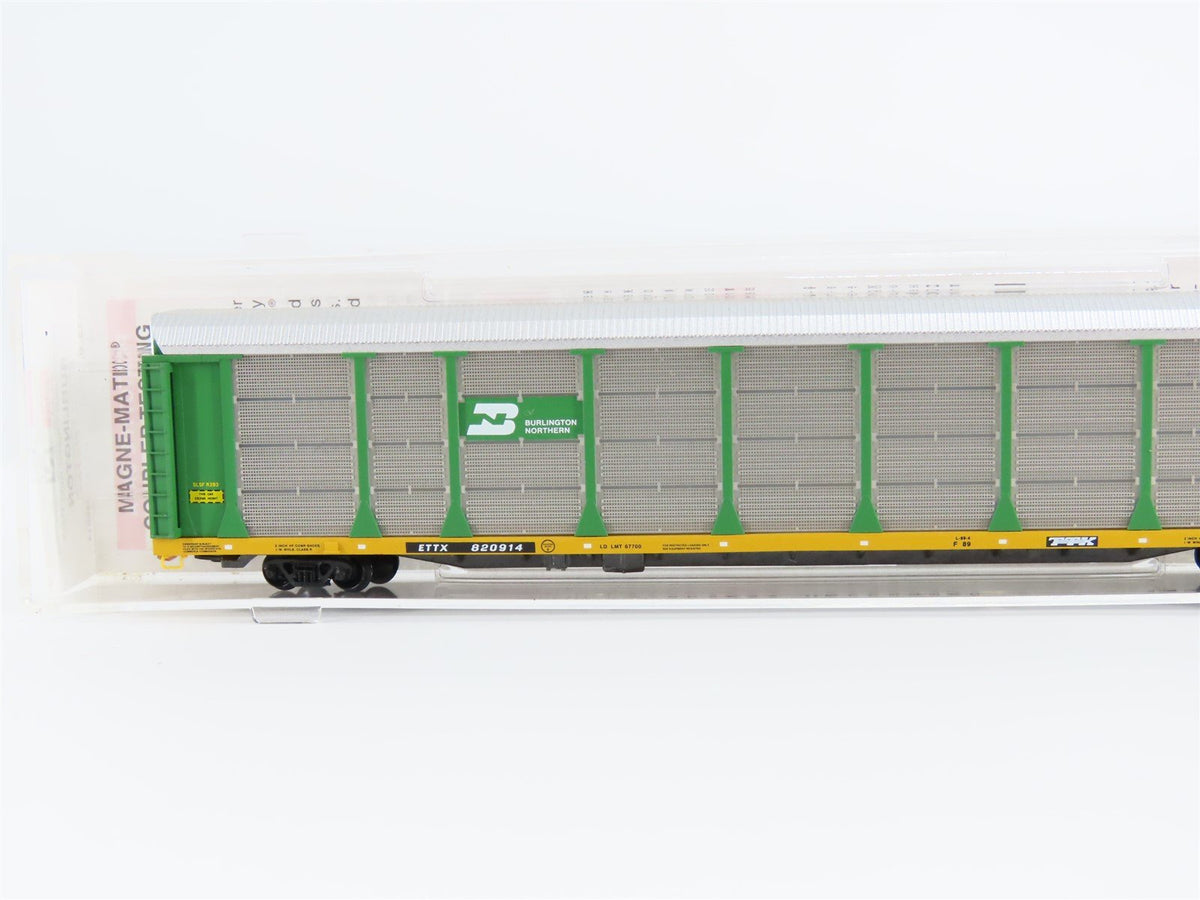 N Micro-Trains MTL 11100030 ETTX BN Burlington Northern 89&#39; Auto Rack #820914