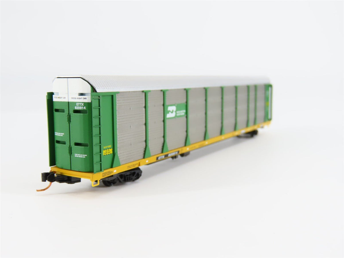 N Micro-Trains MTL 11100030 ETTX BN Burlington Northern 89&#39; Auto Rack #820914