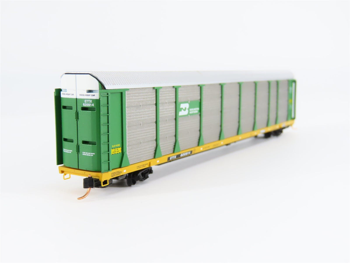 N Micro-Trains MTL 11100030 ETTX BN Burlington Northern 89&#39; Auto Rack #820914