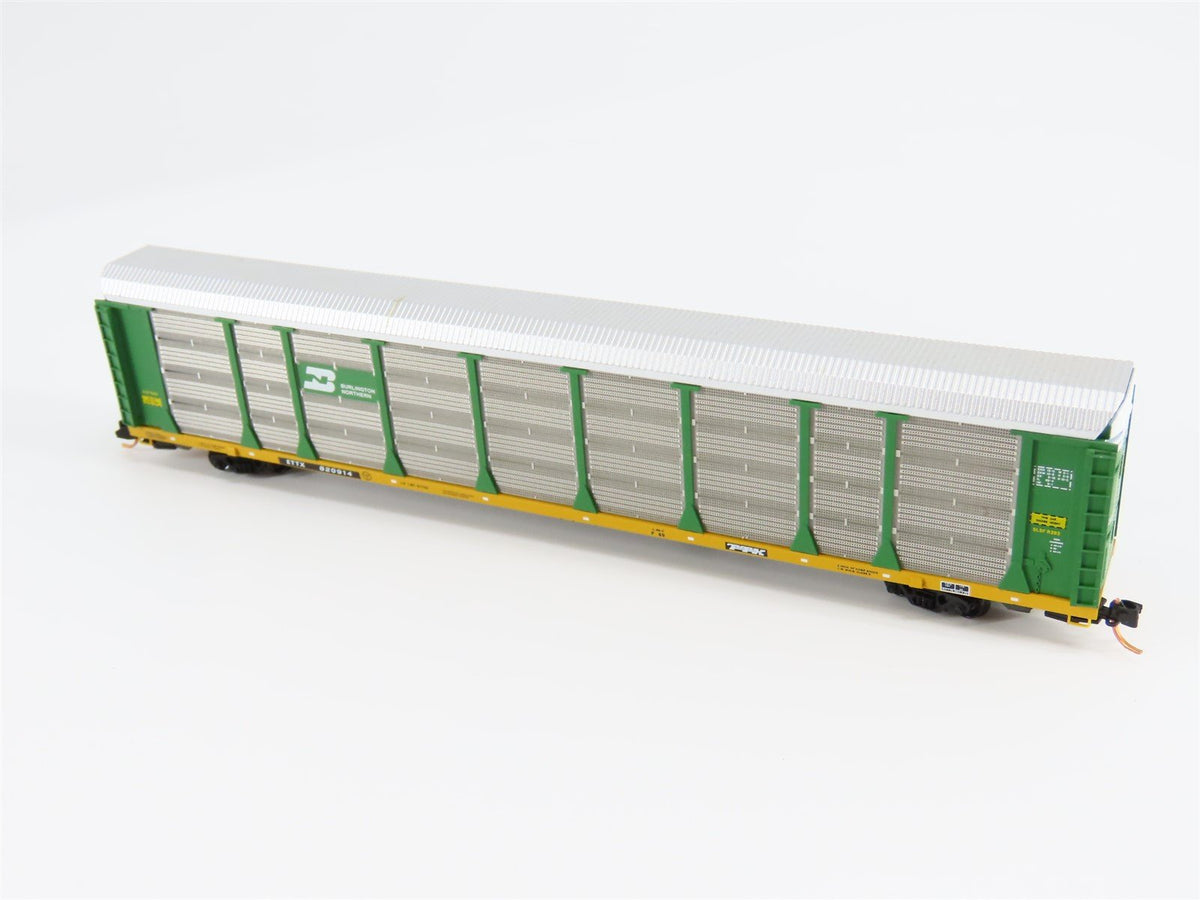 N Micro-Trains MTL 11100030 ETTX BN Burlington Northern 89&#39; Auto Rack #820914