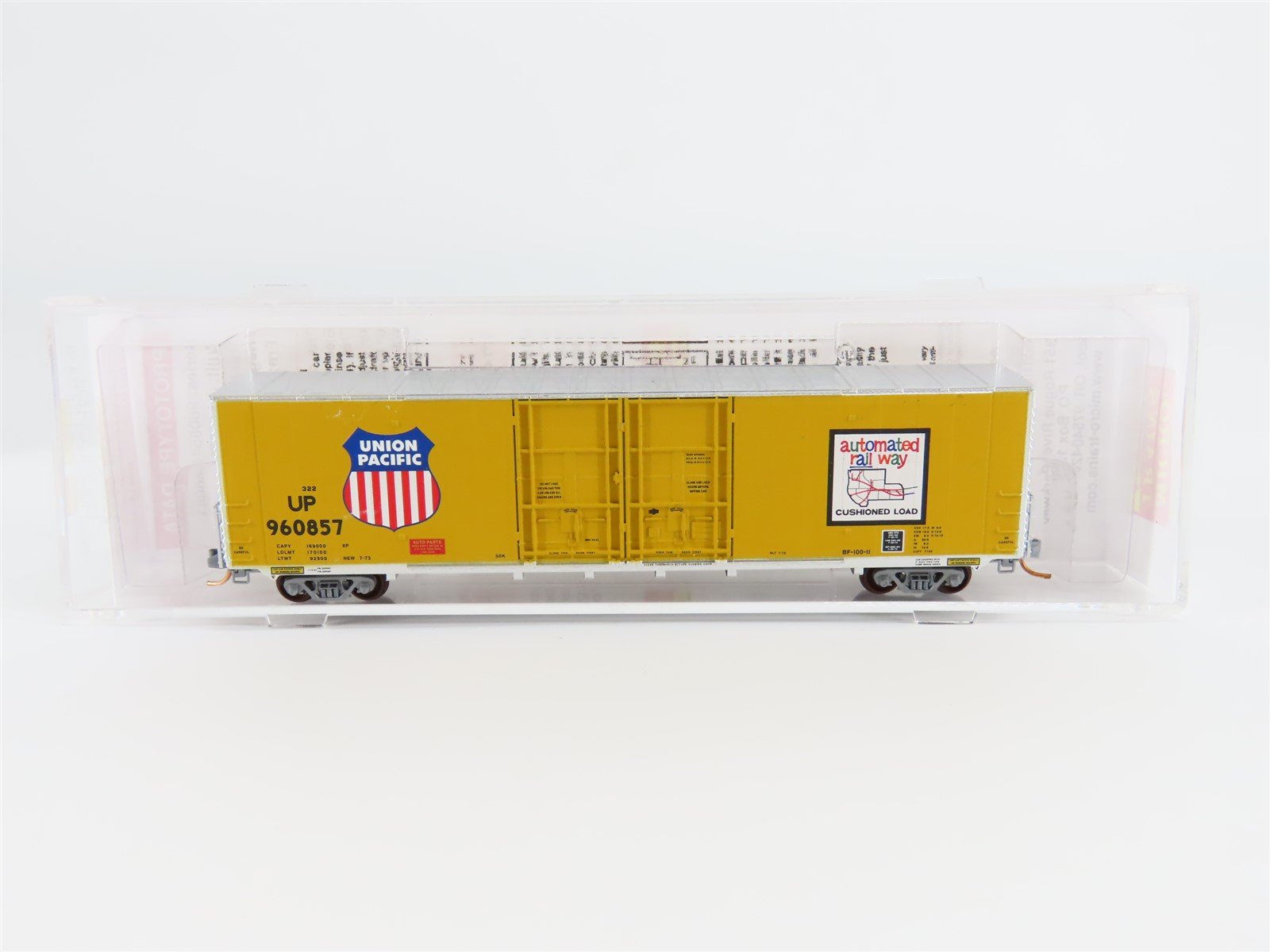 N Scale Micro-Trains MTL 10200020 UP Union Pacific Railroad 60' Box Car #960857