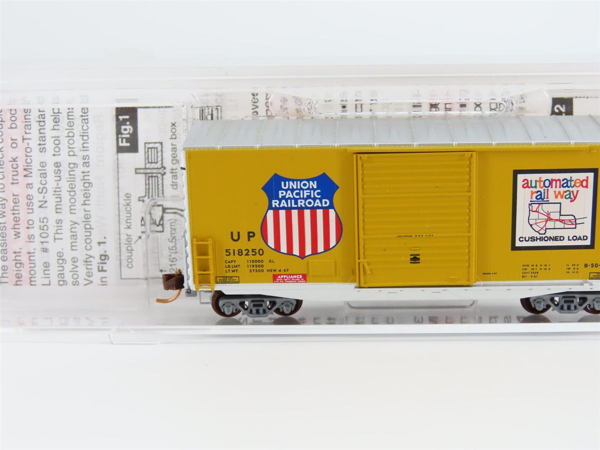 N Scale Micro-Trains MTL 10100040 UP Union Pacific 40&#39; Hy-Cube Box Car #518250