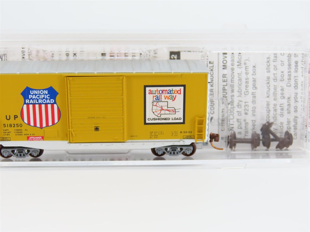 N Scale Micro-Trains MTL 10100040 UP Union Pacific 40&#39; Hy-Cube Box Car #518250