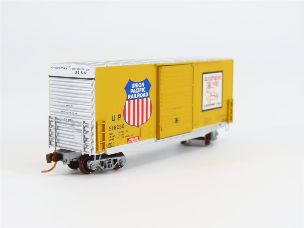 N Scale Micro-Trains MTL 10100040 UP Union Pacific 40&#39; Hy-Cube Box Car #518250