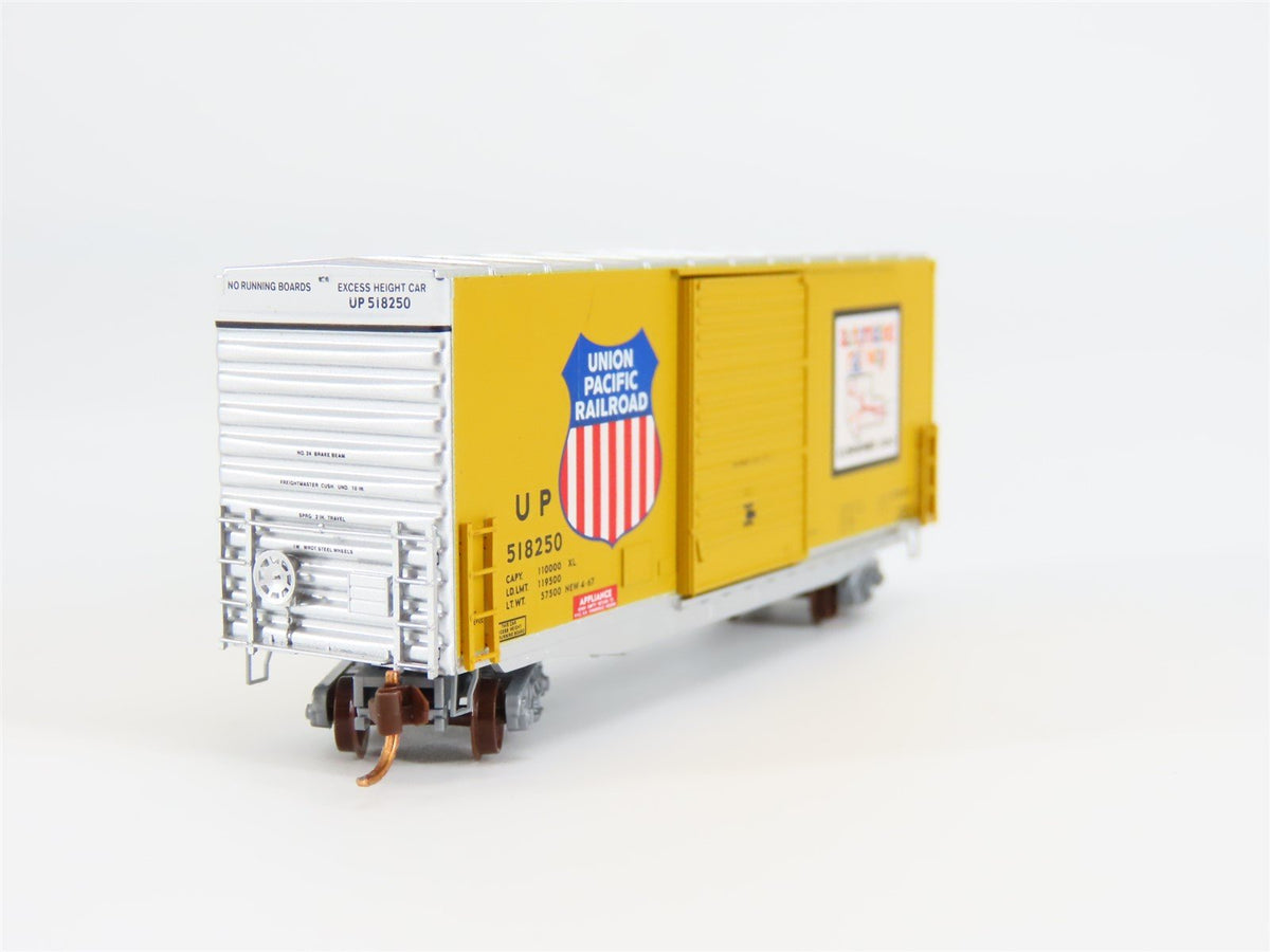 N Scale Micro-Trains MTL 10100040 UP Union Pacific 40&#39; Hy-Cube Box Car #518250