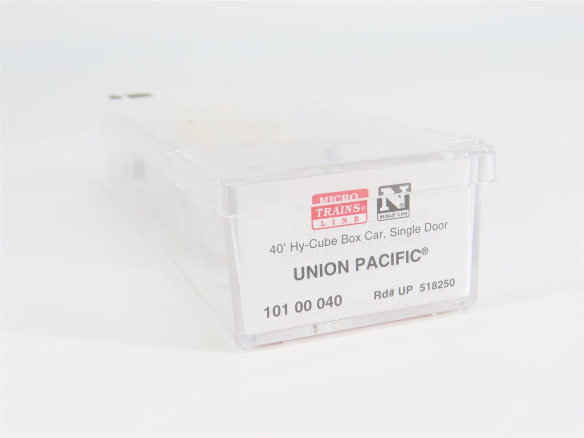 N Scale Micro-Trains MTL 10100040 UP Union Pacific 40&#39; Hy-Cube Box Car #518250