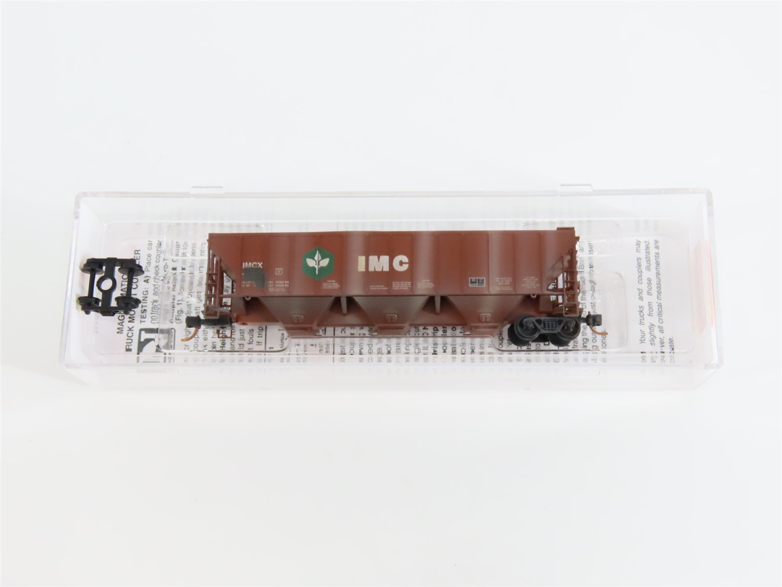 N Scale Micro-Trains MTL 09644020 IMC 3-Bay Covered Hopper #11312 - Weathered