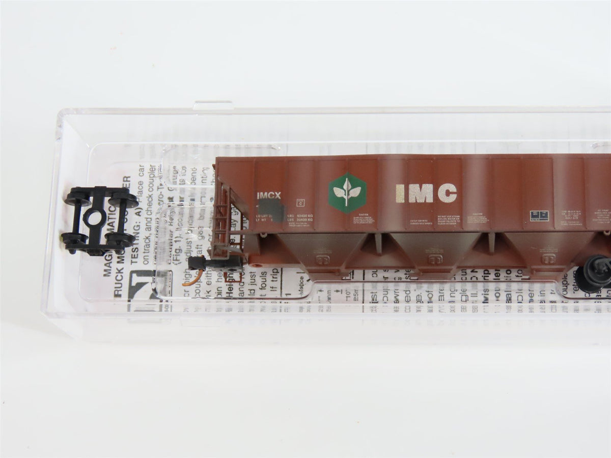 N Scale Micro-Trains MTL 09644020 IMC 3-Bay Covered Hopper #11312 - Weathered