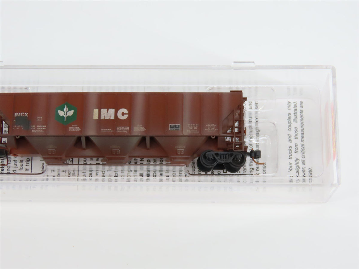 N Scale Micro-Trains MTL 09644020 IMC 3-Bay Covered Hopper #11312 - Weathered