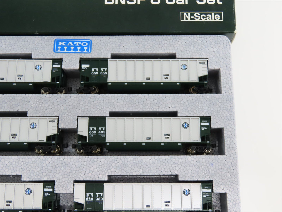 N KATO 106-4601 BNSF Burlington Northern Santa Fe BethGon Coalporter 8-Car Set