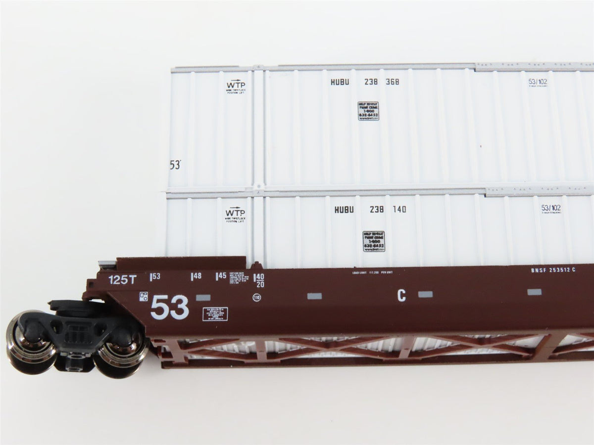 N Scale KATO 106-6111 BNSF Railway Gunderson Maxi-IV Double Stack Car 3-Unit Set