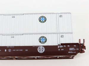 N Scale KATO 106-6111 BNSF Railway Gunderson Maxi-IV Double Stack Car 3-Unit Set