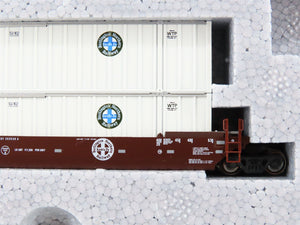 N Scale KATO 106-6113 BNSF Railway Gunderson Maxi-IV Double Stack Car 3-Unit Set