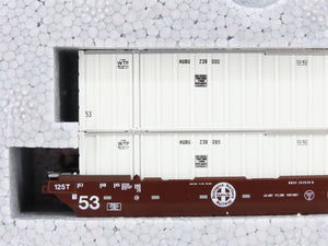 N Scale KATO 106-6113 BNSF Railway Gunderson Maxi-IV Double Stack Car 3-Unit Set