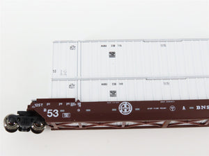 N Scale KATO 106-6113 BNSF Railway Gunderson Maxi-IV Double Stack Car 3-Unit Set