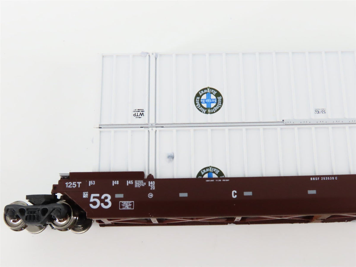 N Scale KATO 106-6113 BNSF Railway Gunderson Maxi-IV Double Stack Car 3-Unit Set