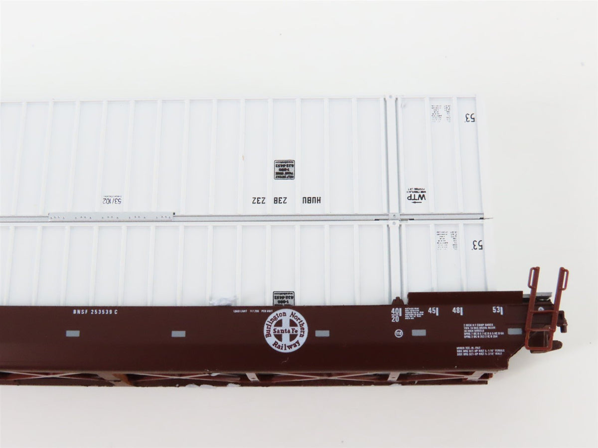 N Scale KATO 106-6113 BNSF Railway Gunderson Maxi-IV Double Stack Car 3-Unit Set