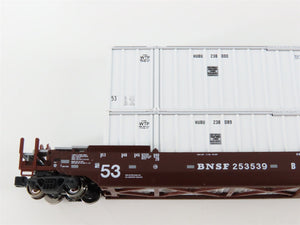 N Scale KATO 106-6113 BNSF Railway Gunderson Maxi-IV Double Stack Car 3-Unit Set