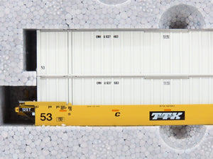 N KATO 106-6114 TTX Trailer Train Gunderson Maxi-IV Double Stack Car 3-Unit Set