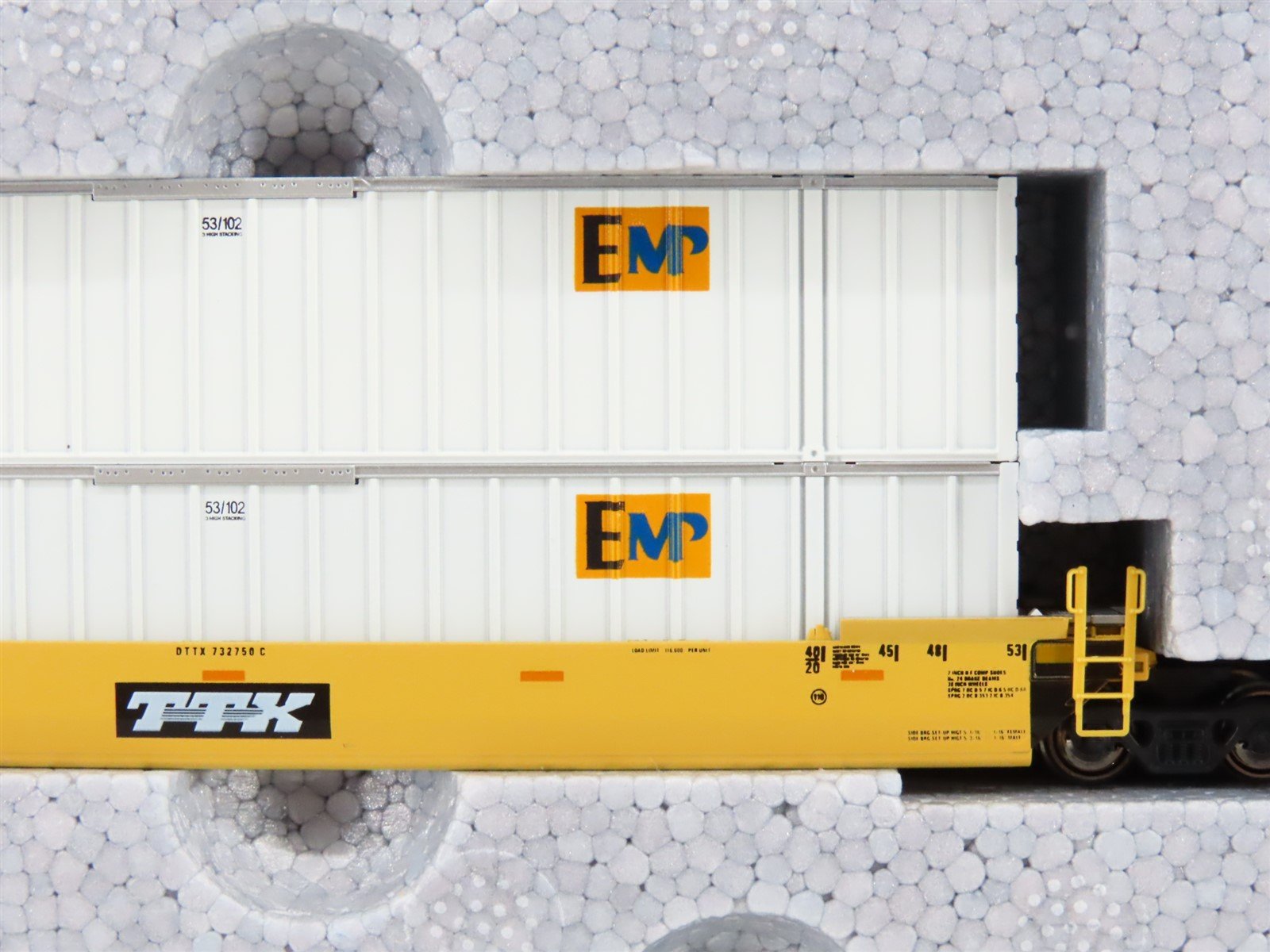 N KATO 106-6114 TTX Trailer Train Gunderson Maxi-IV Double Stack Car 3 -  Model Train Market