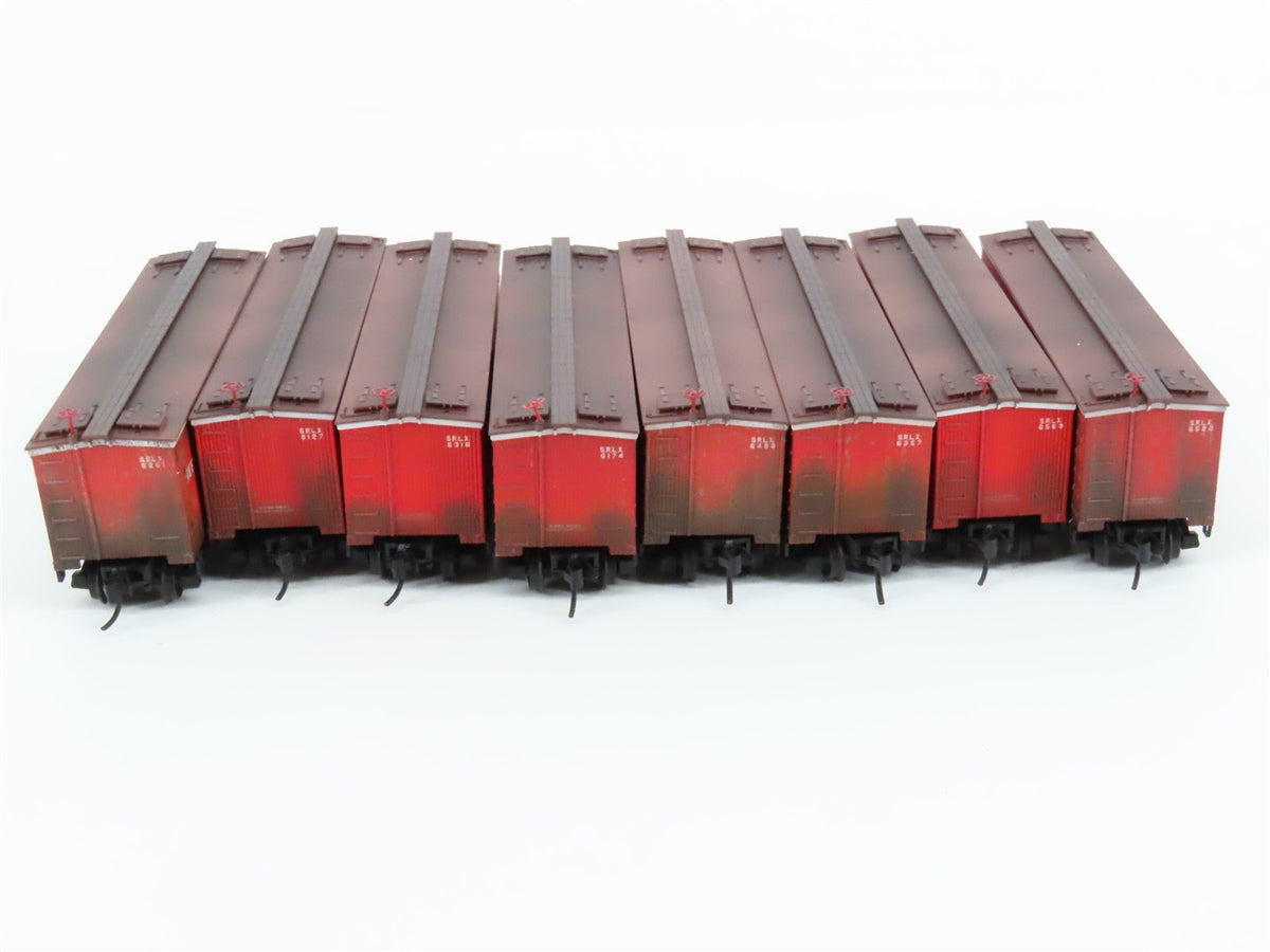 N Scale Micro-Trains MTL 99301925 SRLX Swift Wood Reefer 16-Pack - Weathered