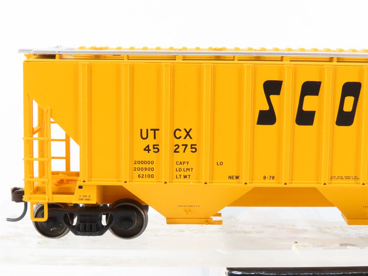 HO Scale Atlas Trainman 20001747 UTCX Scoular 3-Bay Covered Hopper #45275