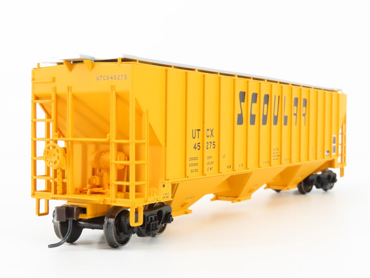 HO Scale Atlas Trainman 20001747 UTCX Scoular 3-Bay Covered Hopper #45275