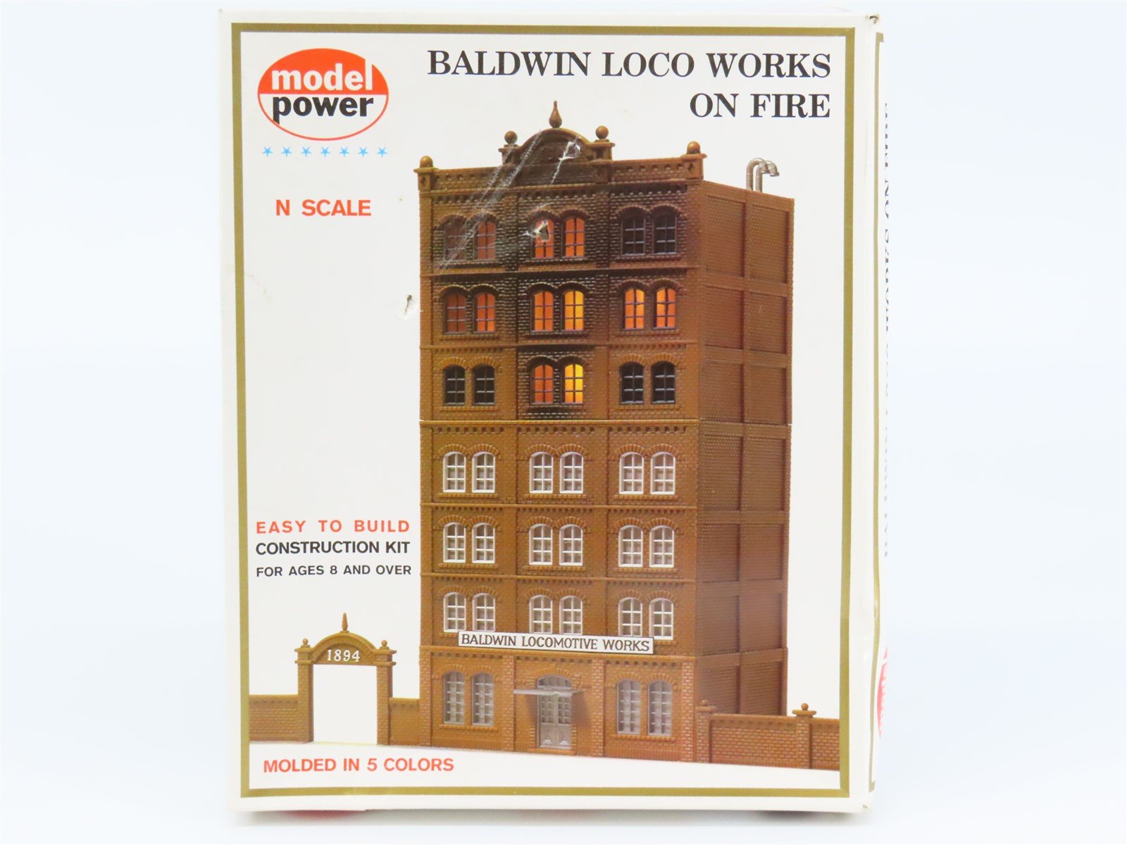 N Scale Model Power Kit #1525 Baldwin Loco Works On Fire