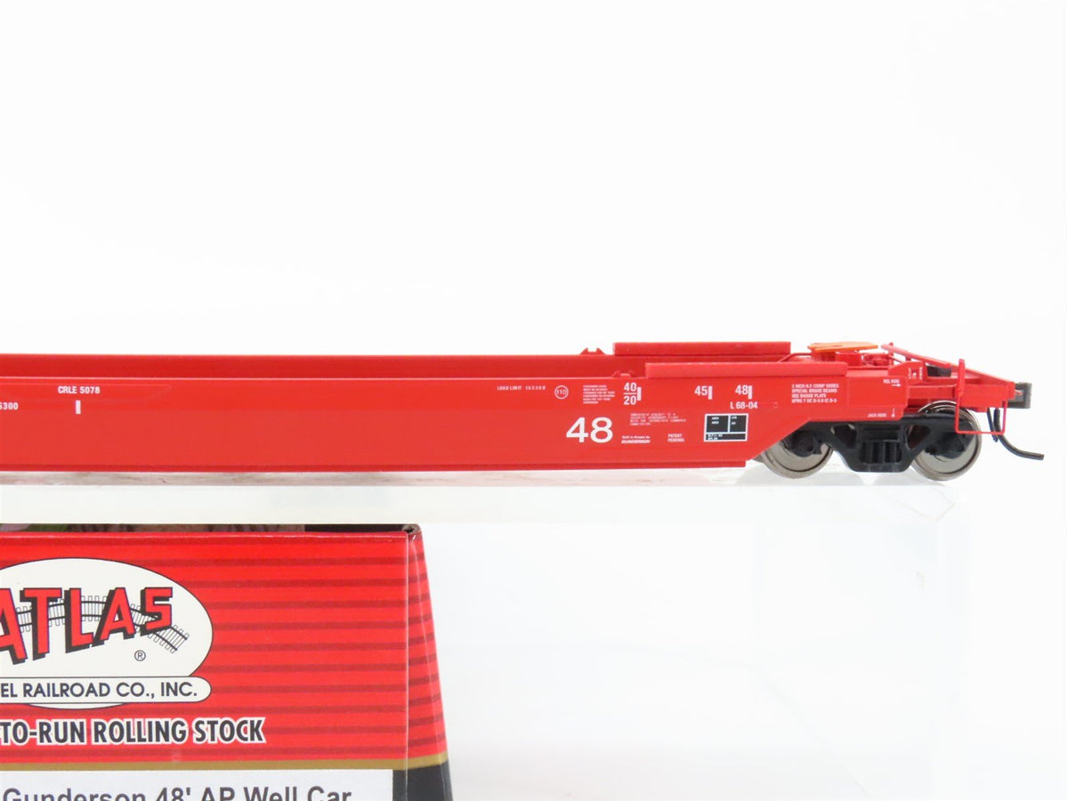 HO Scale Atlas Trainman 20000153 CRLE Coe Rail Gunderson 48&#39; Well Car #5066