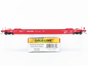 HO Scale Walthers Gold Line 932-4304 CRLE Coe Rail Husky Stack Well Car #5390