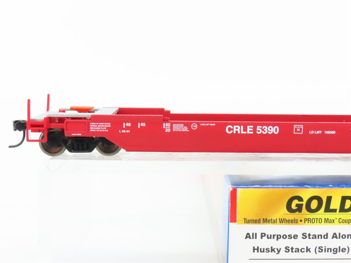 HO Scale Walthers Gold Line 932-4304 CRLE Coe Rail Husky Stack Well Car #5390