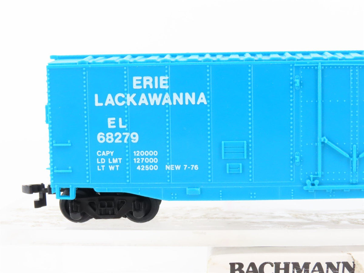 HO Scale Bachmann 18028 EL Erie Lackawanna 50&#39; Plug Door Box Car #68279